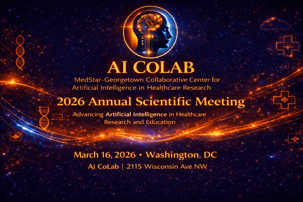 AI CoLab 2026 Annual Scientific Meeting in Washington DC advancing artificial intelligence in healthcare research and education.
